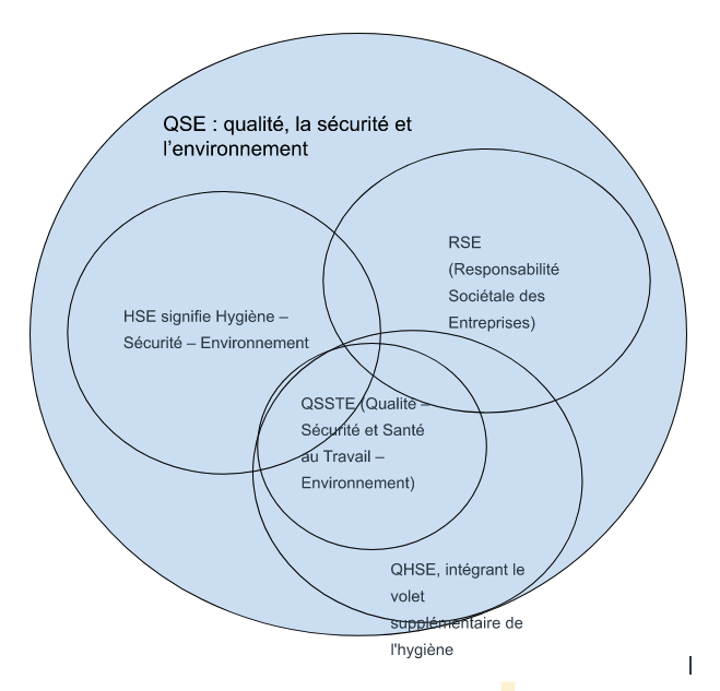 Les différence entre les fonctions QHSE, QSE, QSSTE, HSE et RSE
