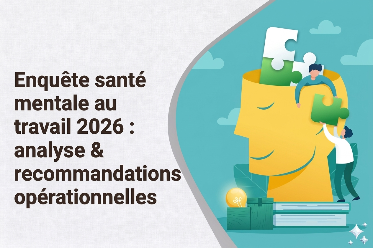 Enquête santé mentale au travail 2026 : analyse & recommandations opérationnelles pour les Responsables HSE