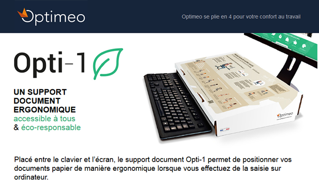 Opti-1, le porte-document ergonomique - Optimeo